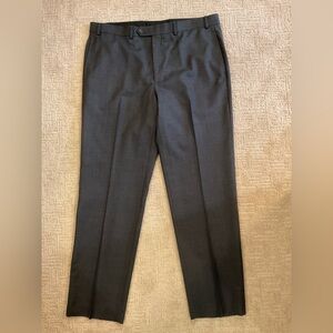 ✨🩶 Lauren Ralph Lauren Men 100% Wool Total Comfort Dress Pants Gray 38x32 EUC